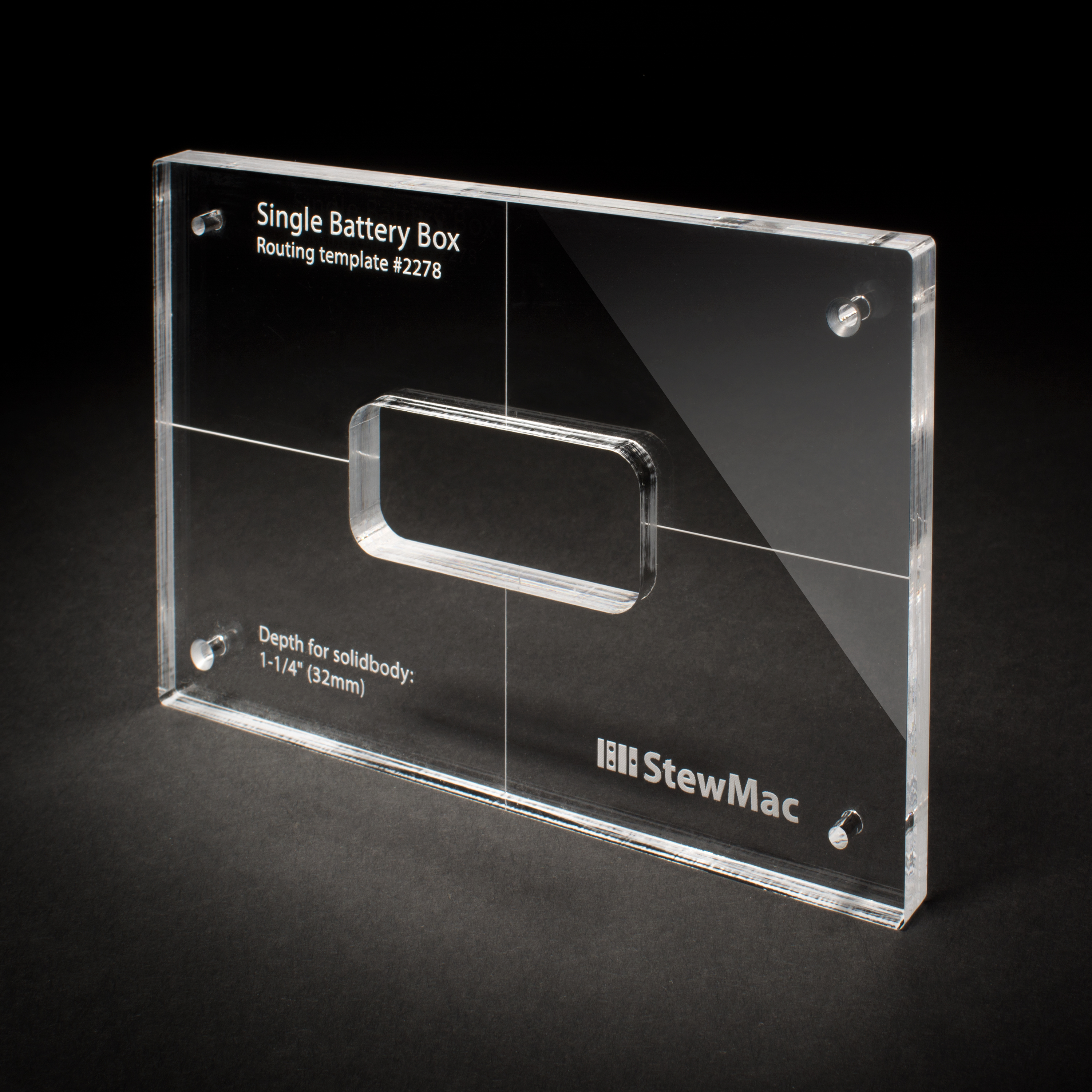 Vorlage für das Verlegen der Batteriebox, einzeln