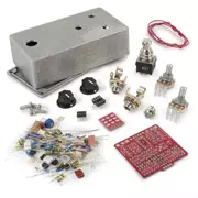 StewMac DIY-Effektpedal-Bausatz mit Wellenantrieb, mit blankem Gehäuse