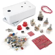 DIY-Effektpedal-Bausatz für StewMac-Schwellantrieb, mit weißem Gehäuse