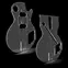 Frässchablone für '59 Les Paul®, Korpus Frässchablone für '59 Les Paul®, Korpus