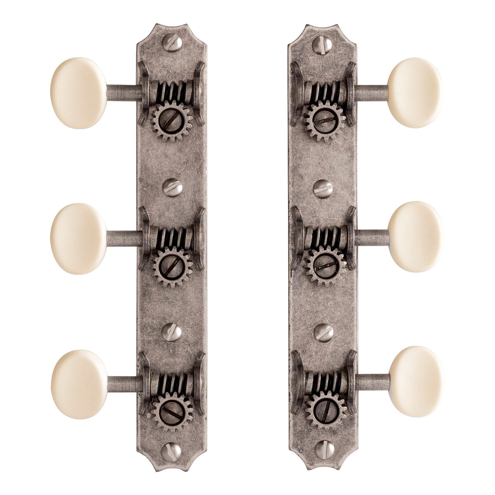 Golden Age Restauration Tuner für die geschlitzte Peghead Guitar – Scallop-end Golden Age Restauration Tuner für die geschlitzte Peghead Guitar – Scallop-end