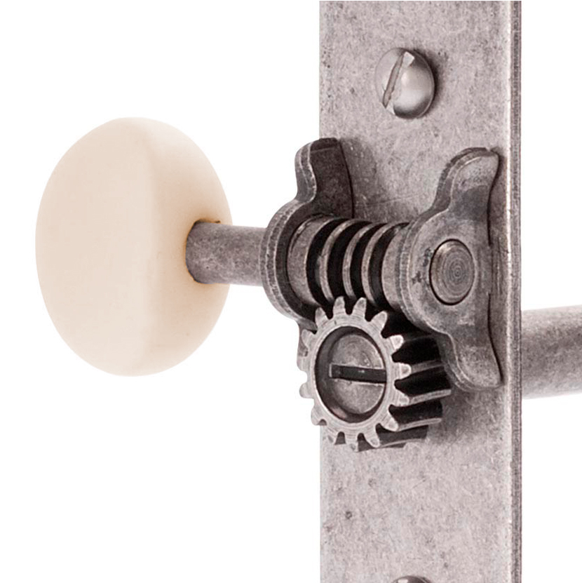 Golden Age Restauration Tuner für die geschlitzte Peghead Guitar – Scallop-end Golden Age Restauration Tuner für die geschlitzte Peghead Guitar – Scallop-end
