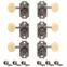 Golden Age Restauration Guitar Tuners 3+3, Relic Nickel Golden Age Restauration Guitar Tuners 3+3, Relic Nickel