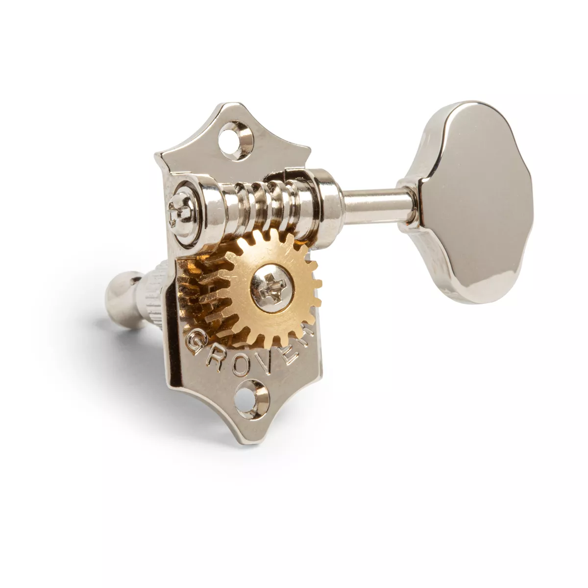 Grover 18:1 Sta-Tite (Serie U98 ) Ukulele Tuner mit langen Stringpfosten Grover 18:1 Sta-Tite (Serie U98 ) Ukulele Tuner mit langen Stringpfosten