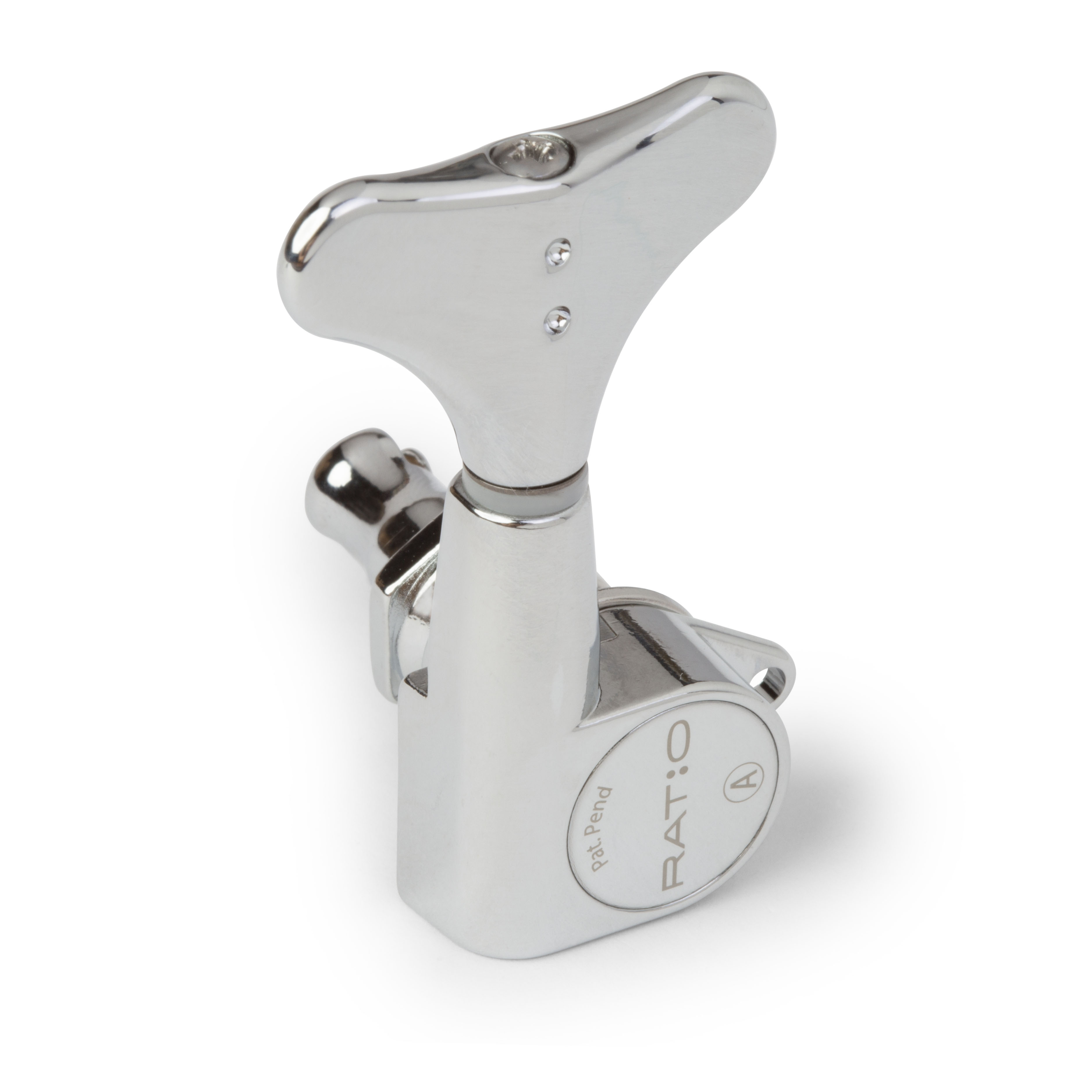 Graph Tech Bass Ratio 4-In-Line Tuner-Set mit Drehknöpfen im Y-Stil Graph Tech Bass Ratio 4-In-Line Tuner-Set mit Drehknöpfen im Y-Stil