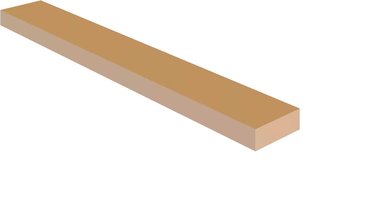 Ahorn-Gitarren-Halsdecke, AAA, 1" x 3" x 24"