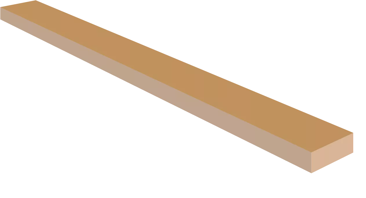 Ahorn-Gitarren-Halsdecke, AAA, 1" x 3" x 36"