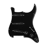 Golden Age vorverdrahtete Pickguards, schwarz/weiß/schwarz