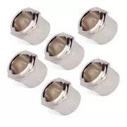 Stimmmechanik buchsenim Vintage-Stil, Sechskant, konisch, Nickel, 6er-Satz