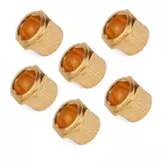 Stimmmechanik buchsenim Vintage-Stil, Hex Tapered, gold, 6er-Set
