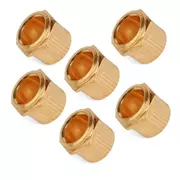 Stimmmechanik buchsenim Vintage-Stil, Hex gerade, gold, 6er-Set