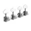 Einstellbares Spannungs-Bass-Tuner-Set, 4-in-line, Chrom Einstellbares Spannungs-Bass-Tuner-Set, 4-in-line, Chrom