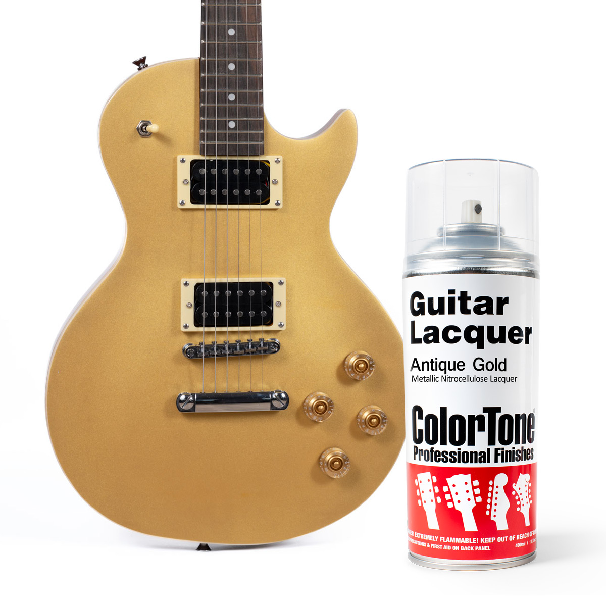 ColorTone-Sprühlack für Gitarren, Antique Gold