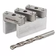 Bohrlehre für Stimmmechaniken für geschlitzt Kopfteile, Bohrlehre für Stimmmechaniken für geschlitzt Kopfteile, für klassische Gitarren