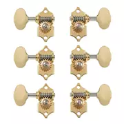 Waverly-Stimmmechaniken für Gitarre mit Butterbean-Flügeln für massive Kopfplatten, Titan, 3L/3R