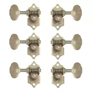 Waverly-Stimmmechaniken für Gitarre mit Butterbean-Flügeln für massive Kopfplatten, Relic-Nickel, 3L/3R