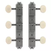 3-On-PlateTuner im Golden Age Vintage-Stil, relic Nickel