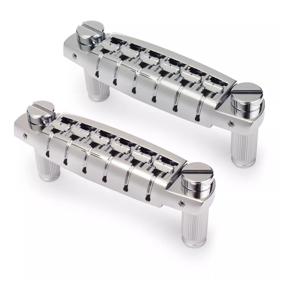 „Golden Age Low-profile Wraparound“-Steg mit metrischen Bolzen „Golden Age Low-profile Wraparound“-Steg mit metrischen Bolzen