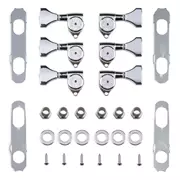 Hipshot Grip-Lock Open Gear 3+3 Stimmmechanik-Upgrade-Set, Chrom