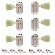 Gibson Accessories Vintage 3+3 Stimmmechanik, Nickel mit Perlen