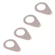 Gibson Historic Knob Pointer, 4er-Set, Nickel