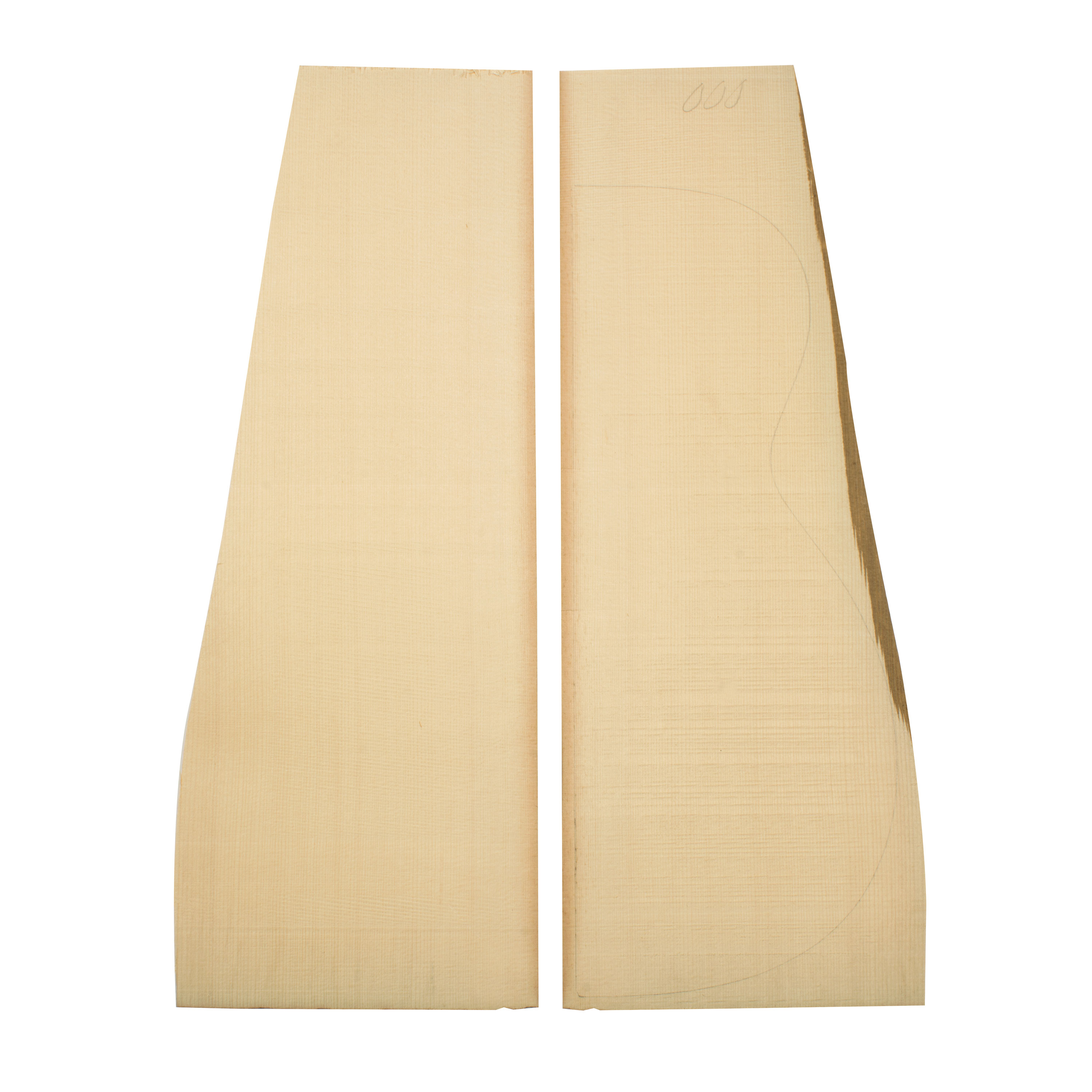 Old Growth Red Spruce Soundboard für kleine Gitarre