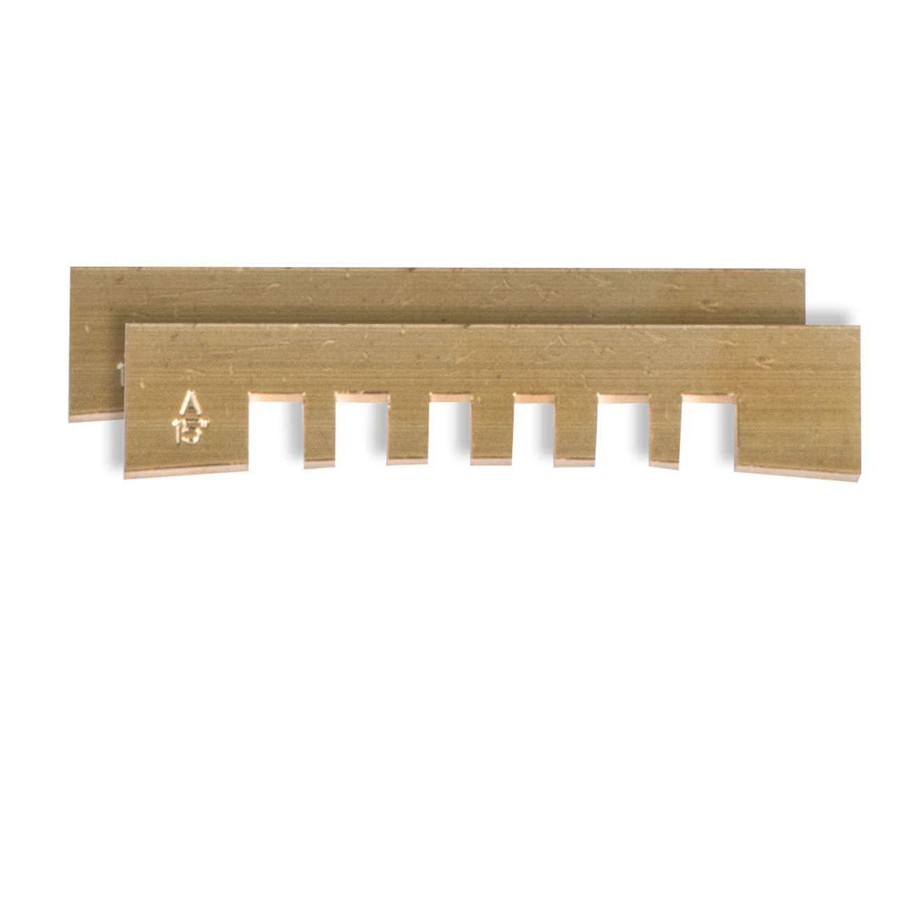 Notched Fret Press Inserts, 15" radius, set of 2