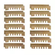 Presseinsätze mit eingekerbter Brettpresse, kompletter Satz à 14