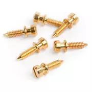 Stegeinlage für Original ABR-1 Tune-o-matic Steg, golden, 6er-Satz