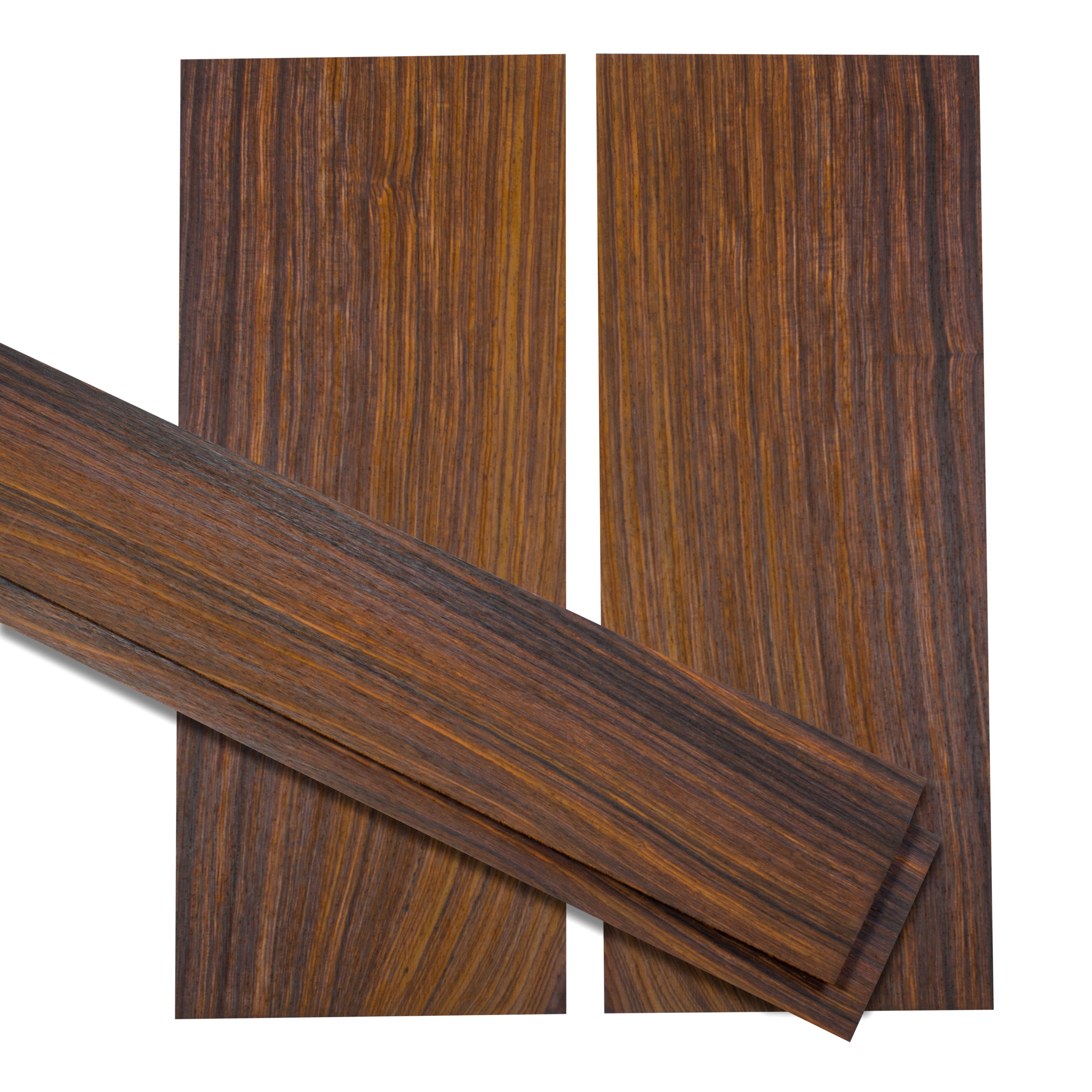 Boden + Zargen-Set aus Cocobolo für Ukulele