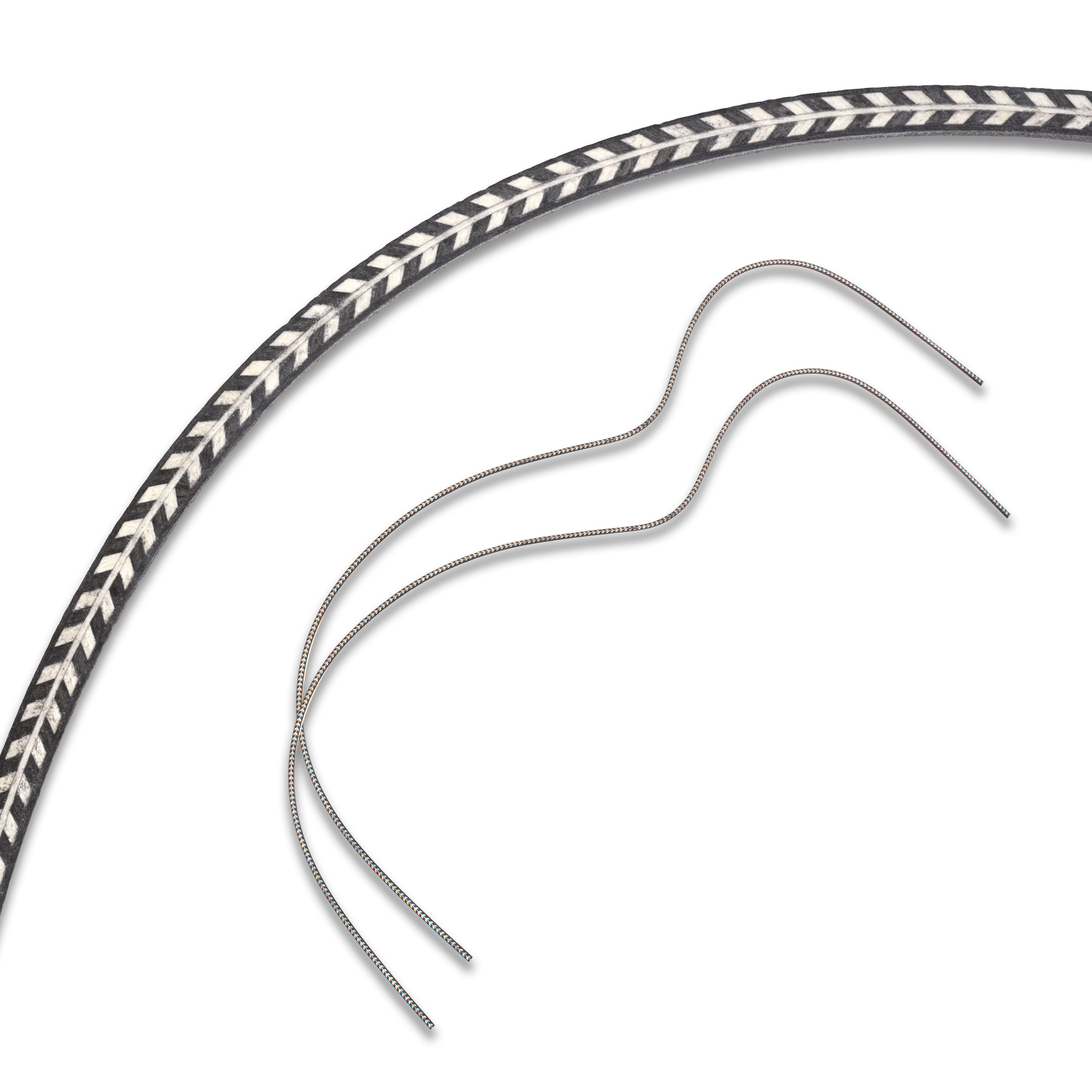 Herringbone-Purfling, 2er-Set