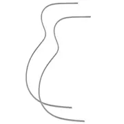 Gebogenes Herringbone-Randeinlage, 2er-Set, OM/000 Shape