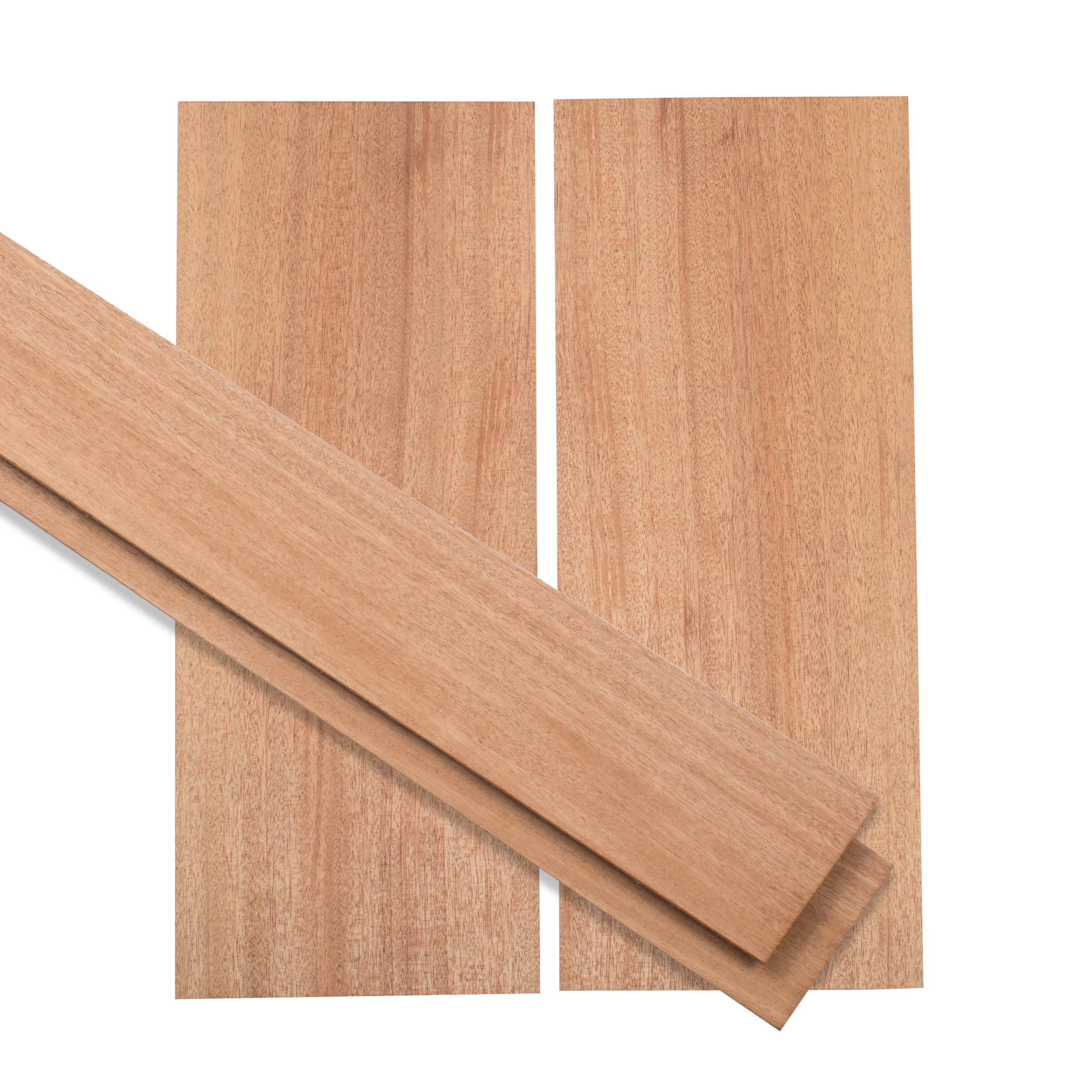 Sapele Mahagoni-Set mit Rücken und Seiten für Ukulele