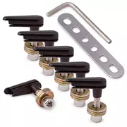 Power Pins 2,0, Schwarz-Chrom