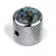 Abalone Top Dome Knopf, Chrom Abalone Top Dome Knopf, Chrom