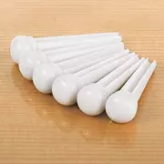 Waverly Ivoroid Steg, geschlitzt, übergroß, ohne Punkt, 6er-Set