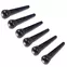 Waverly Ebony Steg Pins, ungeschlitzt mit weißem Punkt, 6er-Set Waverly Ebony Steg Pins, ungeschlitzt mit weißem Punkt, 6er-Set