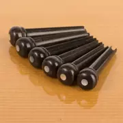 Waverly Steg mit Ebenholz und Shell-Griffbretteinlage, geschlitzt mit Perlenpunkt, 6er-Set