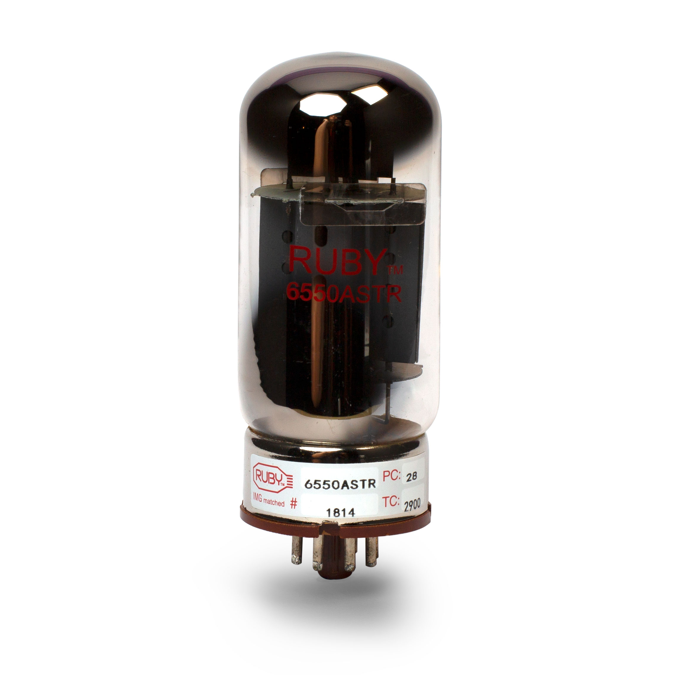 Ruby Tubes 6550ASTR Power Tubes Ruby Tubes 6550ASTR Power Tubes