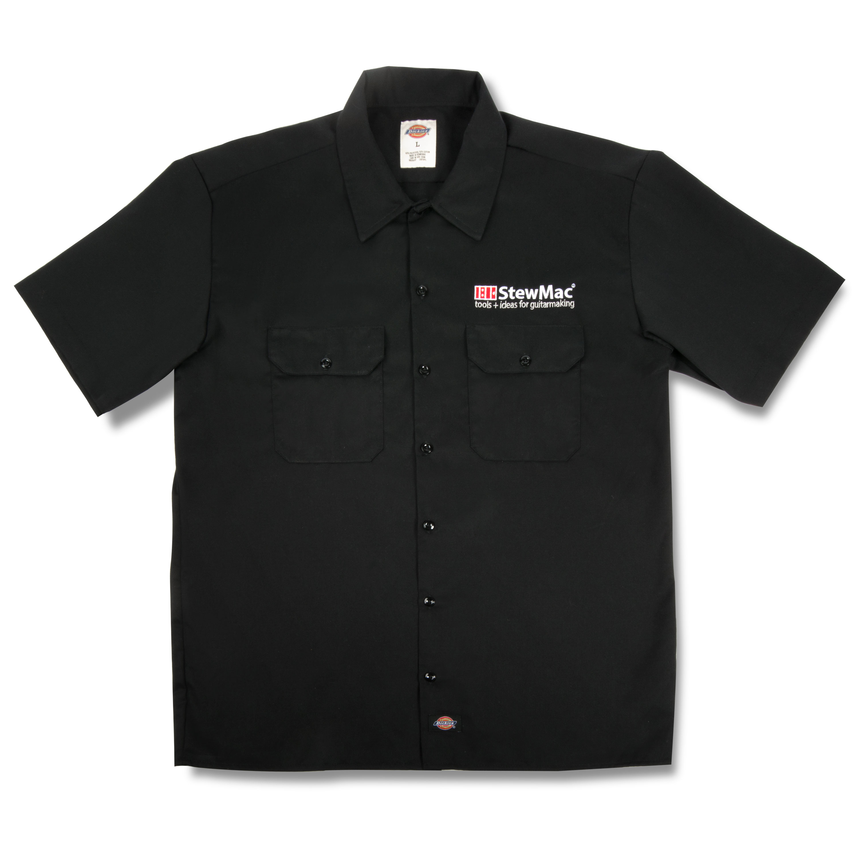 Arbeitshemd StewMac Dickies, schwarz Arbeitshemd StewMac Dickies, schwarz