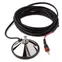 RCA-Fußschalter für Ampere, Einknopf, Chrom RCA-Fußschalter für Ampere, Einknopf, Chrom
