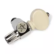 Five-Star-Fünf-Saite-Banjo-Stift, Cremeknopf auf Nickel