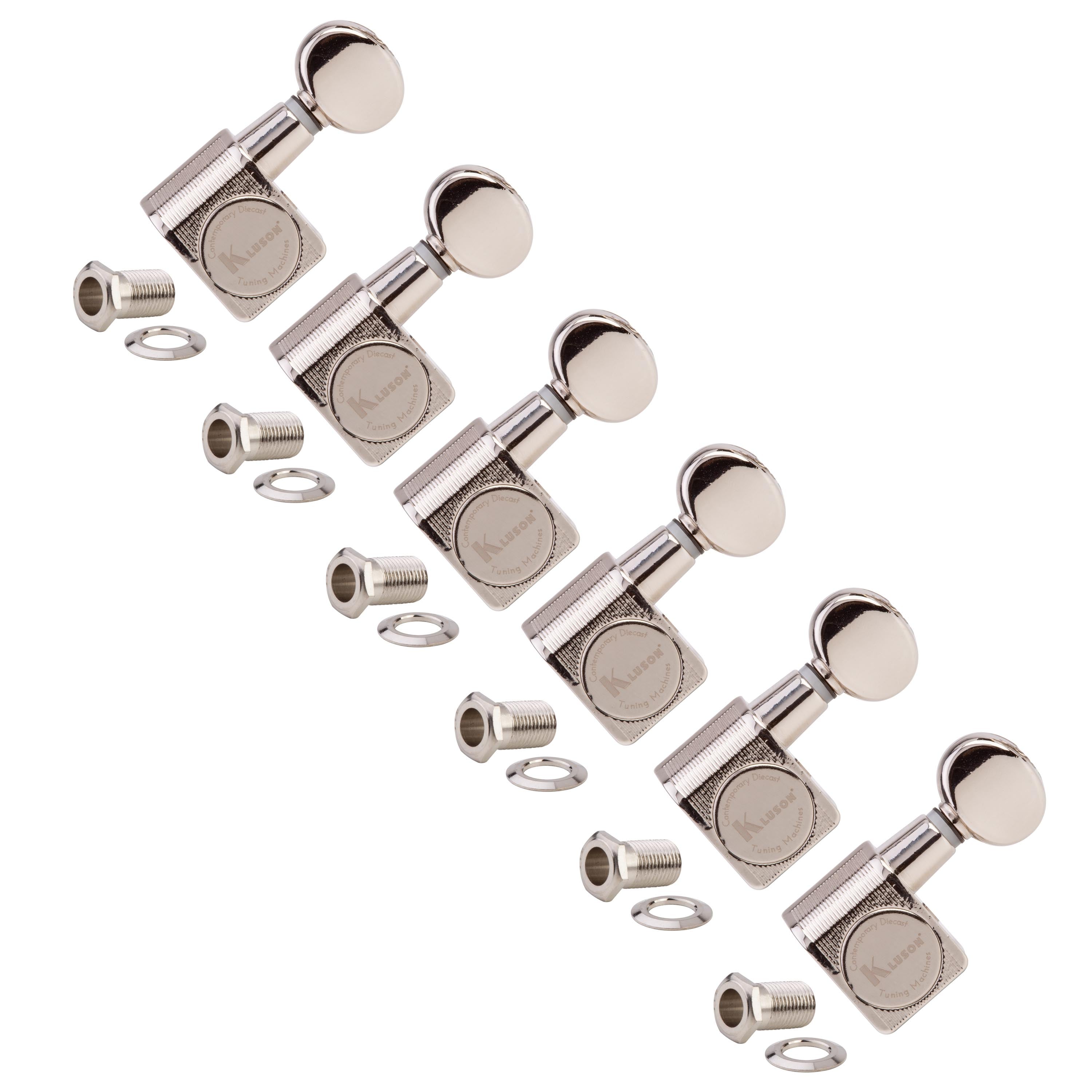 Kluson 6-In-Line Druckguss-Tuner mit 2-Pin für Fender 