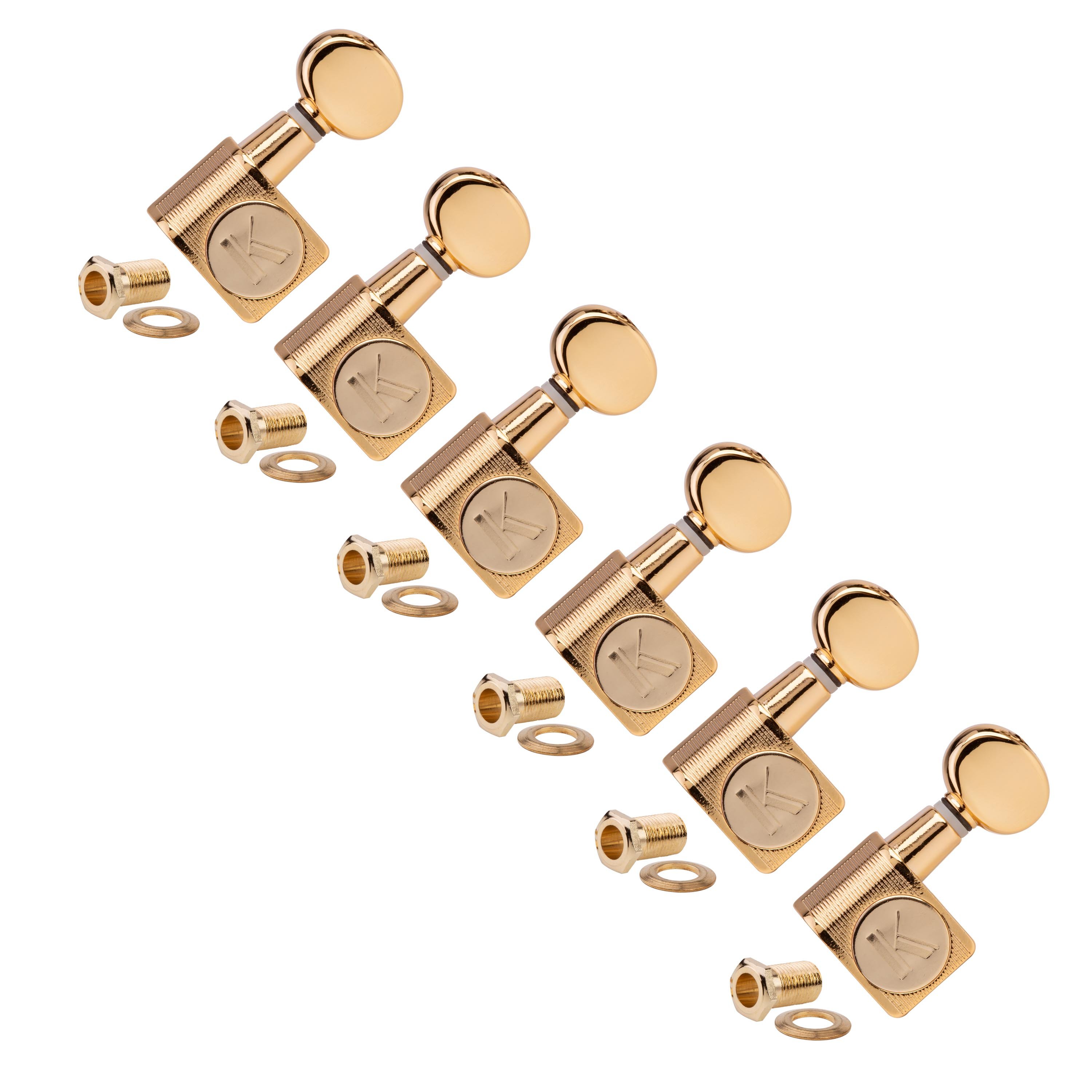 Kluson 6-In-Line Druckguss-Tuner mit 2-Pin für Fender 