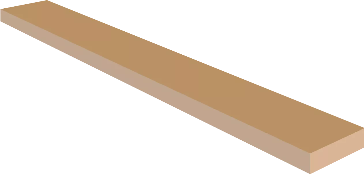 Ahorn-Gitarren-Halsdecke, AAA, 1" x 4" x 36"