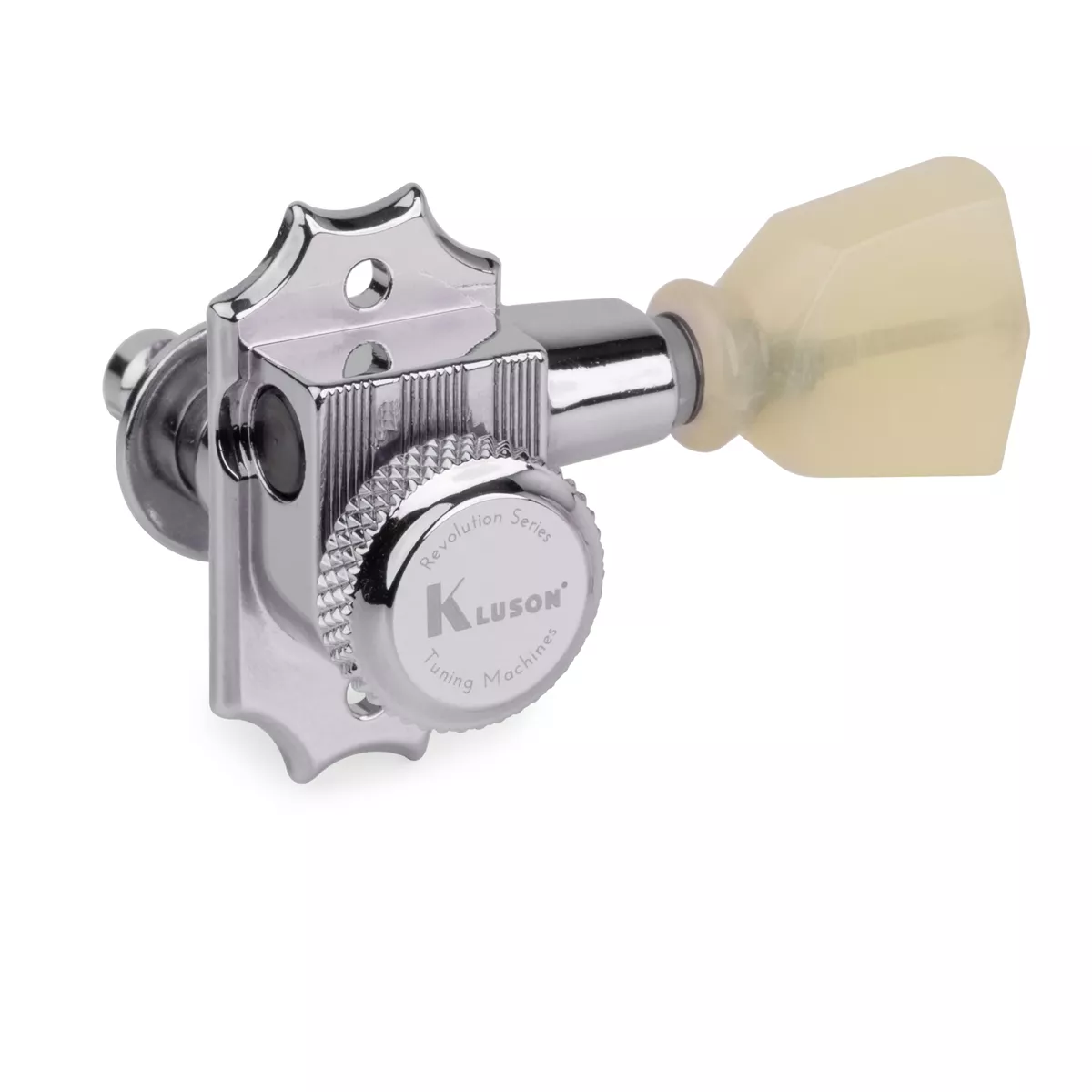 „Kluson 3+3 Locking Revolution Series G-Mount“-Stimmmechaniken „Kluson 3+3 Locking Revolution Series G-Mount“-Stimmmechaniken