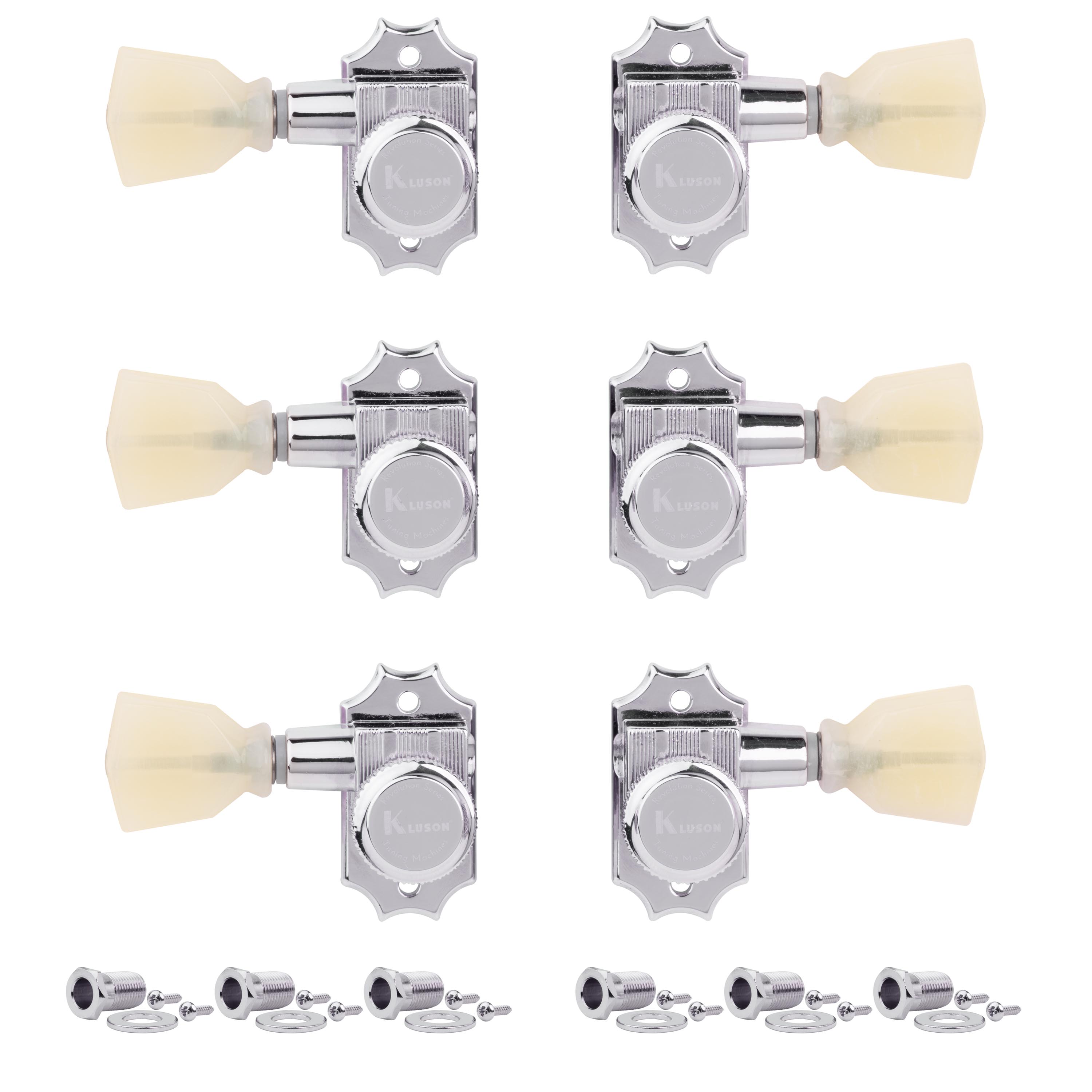 „Kluson 3+3 Locking Revolution Series G-Mount“-Stimmmechaniken
