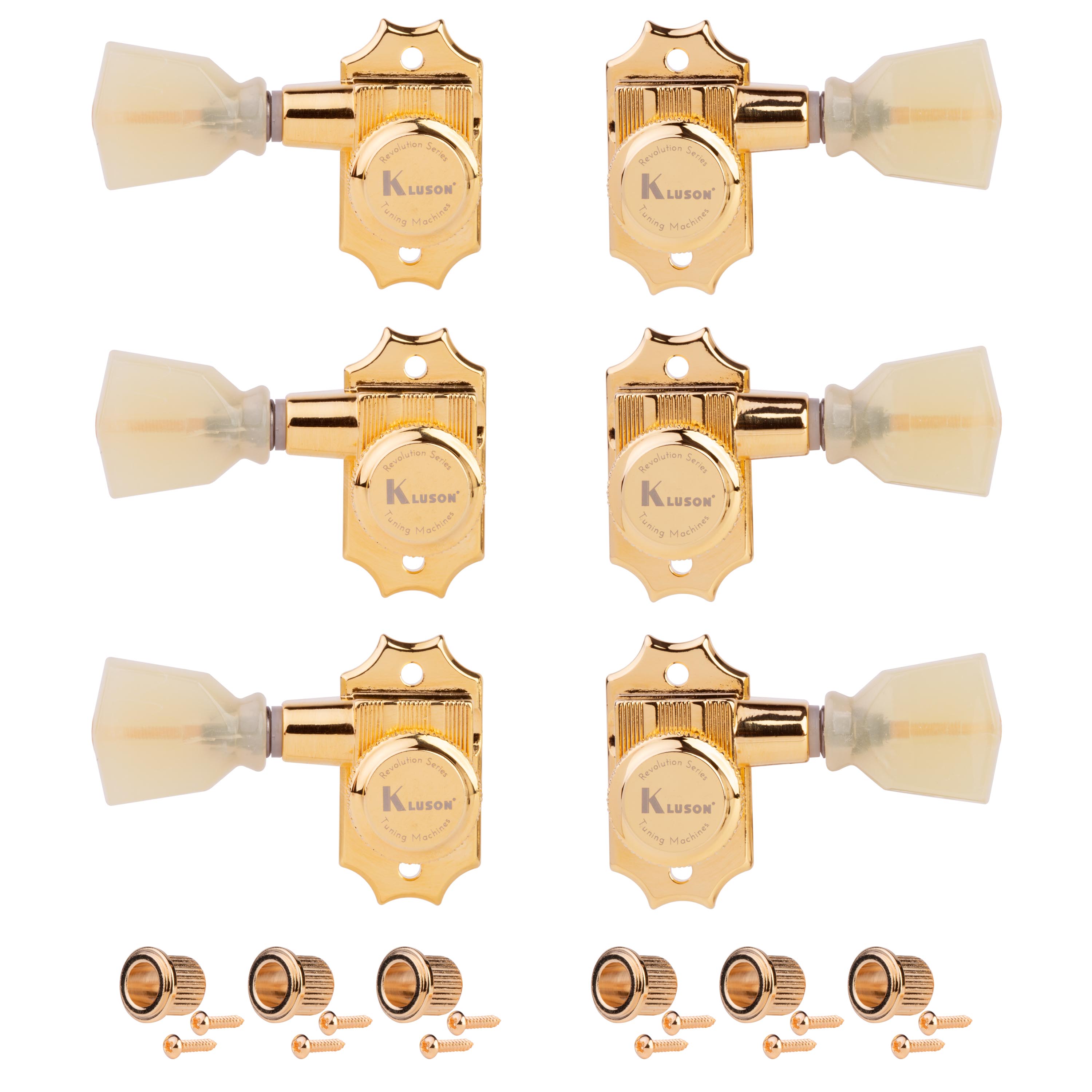 „Kluson 3+3 Locking Revolution Series G-Mount Non-Collared“-Stimmmechaniken