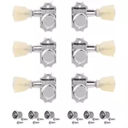 Kluson 3+3 Locking Revolution Serie G-Mount Tuner ohne Kragen, Chrom