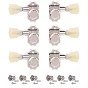 Kluson 3+3 Locking Revolution Serie G-Mount Tuner ohne Kragen, Nickel